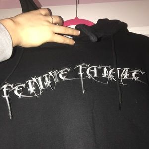 Balenciaga | Tops | Balenciaga Headscarf Ff Hoodie | Poshmark
